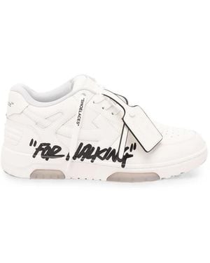 Off-White c/o Virgil Abloh Out Of Office Motif Detail Trainers - White