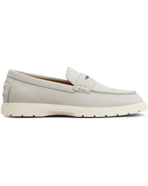 Tod's レザーローファー - ホワイト