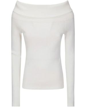 Lisa Yang Claudina Off-Shoulder Top - White