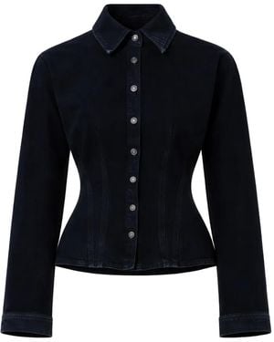 Agolde Buttoned Jacket - Blue