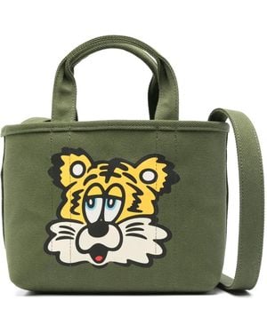 KENZO Borsa Tote Verdy Market Piccola - Verde