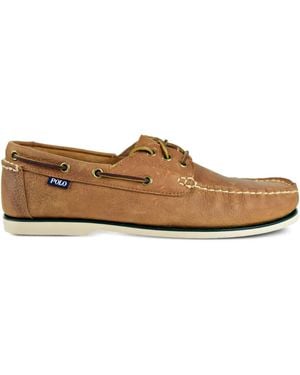 Polo Ralph Lauren Bienne デッキシューズ - ブラウン