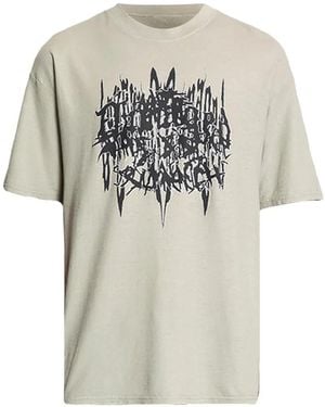 44 Label Group Damage Ghost T-Shirt - White