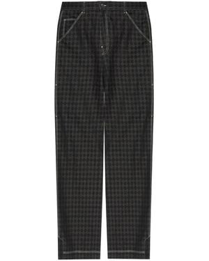 Amiri Ma Quad Checked Pants - Black