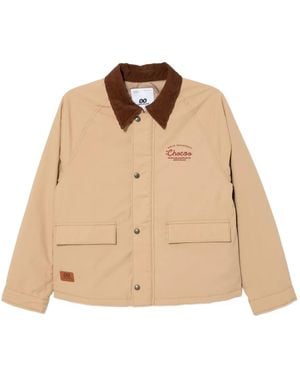 Chocoolate Jack Met Geborduurd Logo - Naturel