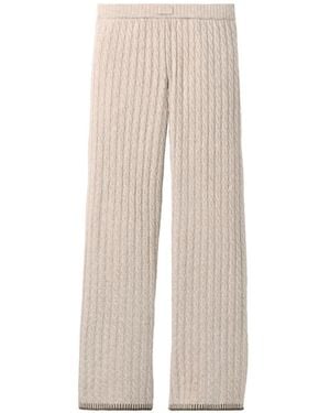 UGG Pantalon Rylynn En Maille Torsadée - Blanc