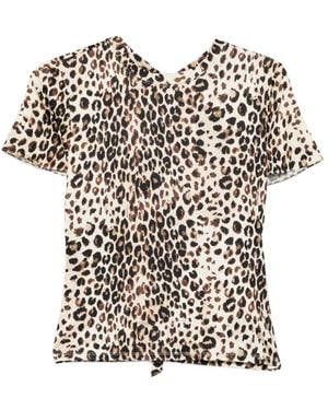 Marella Haut Zinnia À Motif Léopard - White