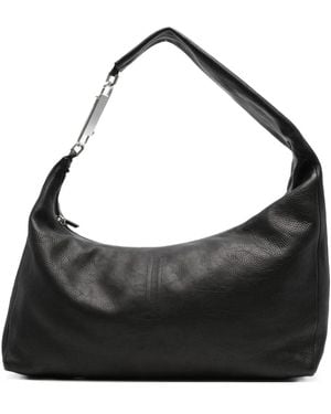 Rick Owens Gemini Zip-Fastening Leather Shoulder Bag - Black