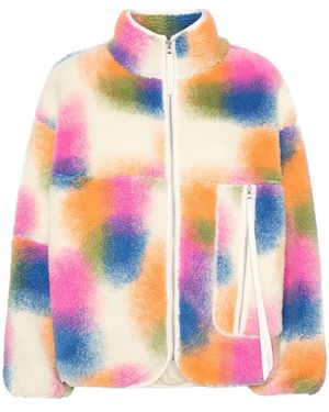 UGG Chaqueta bomber Marlene de vellón - Azul