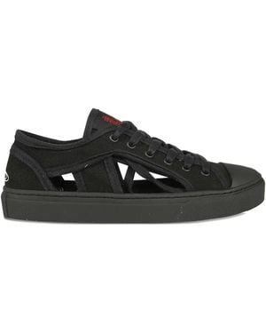 SALE【Vivienne Westwood】レザーハイトップスニーカー ブラック Vivienne Westwood Leather high-top Sneakers | ブラック