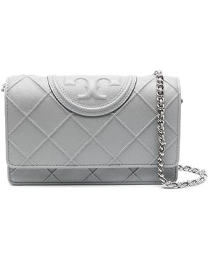 Tory Burch Clutch Fleming - Grigio