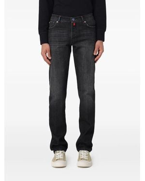 Kiton Five-Pocket Jeans - Black