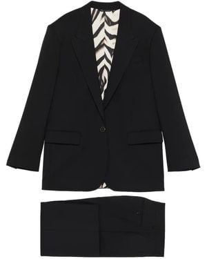 Eraldo Single-Breasted Suit - Black