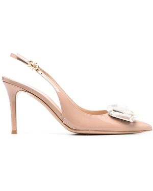 Gianvito Rossi JAIPUR SLING VERNICE - Rosa