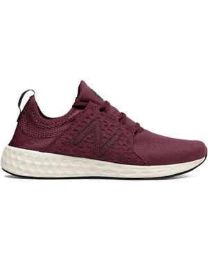 New Balance Fresh Foam Cruz "Oxblood" Sneakers - Lila