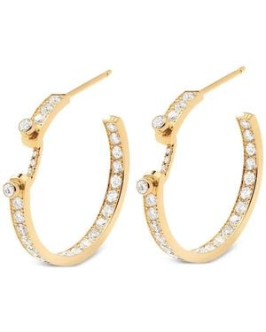 Nouvel Heritage Créoles Eternity Tuxedo Mood Serties De Diamants - Metallic