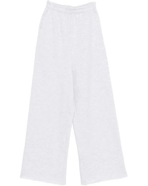 Entire studios Wide-Leg Track Trousers - White