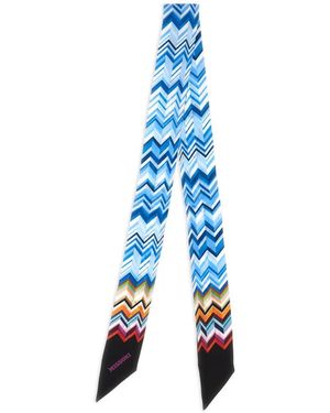 Missoni Silk Foulard - Blue