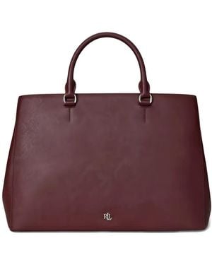 Ralph Lauren Hanna Top-Handle Bag - Purple