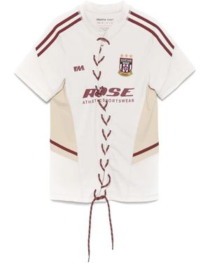 Martine Rose Lace-Up Top - White