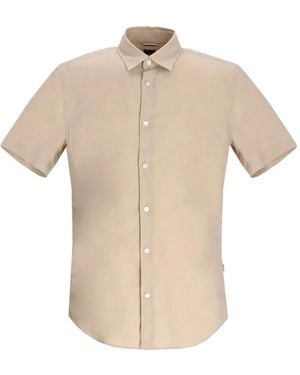 BOSS Short-Sleeve Shirt - Natural