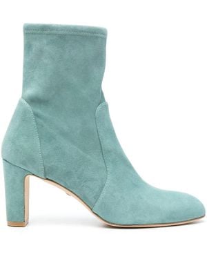 Stuart Weitzman Vida 75mm スエード アンクルブーツ - グリーン