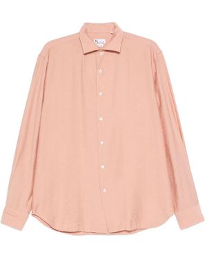 Doppiaa Long-Sleeve Button-Up Shirt - Pink