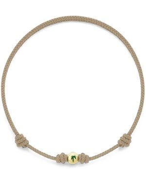 Luis Morais Enamelled Palm Tree Bracelet - Metallic