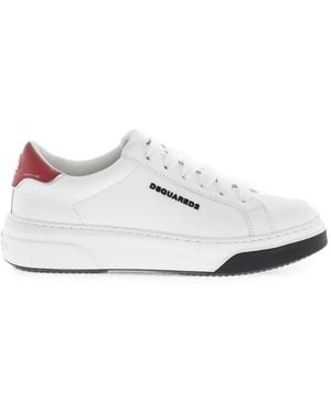 DSquared² Bumber Leather Sneakers - White