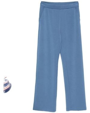 Betty Barclay Wide-Leg Track Trousers - Blue