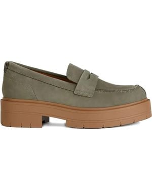 Geox Penny Platform Loafers - Brown