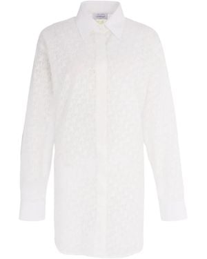 Off-White c/o Virgil Abloh モノグラム シャツドレス - ホワイト
