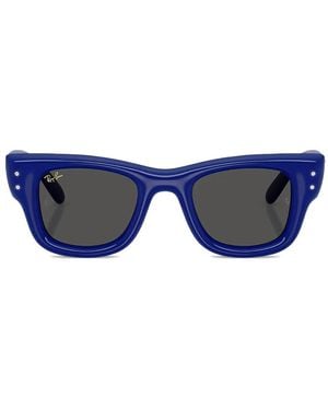Ray-Ban X A$Ap Rocky Wayfarer Puffer Crystal Edition Sunglasses - Blue