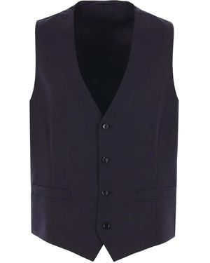 Lardini シングルブレスト ベスト - ブルー