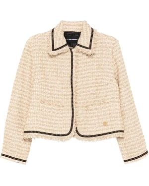 KARL LAGERFELD Boucle Jacket - Natural