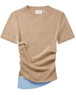 Axel Arigato Ivy Crew-Neck T-Shirt - Natural