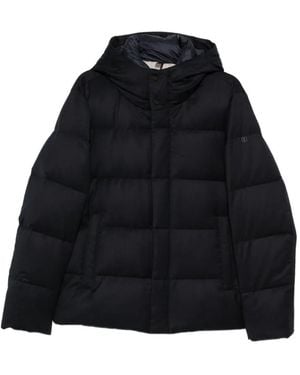 DUNO Winsor Hooded Quilted Jacket - Black