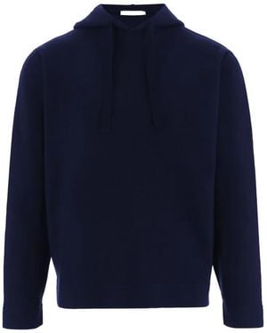 Oliver Lattughi Hoodie En Maille Fine - Blue
