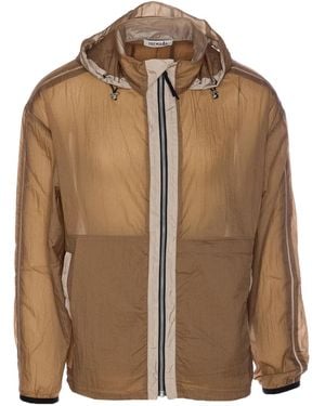 Premiata Giacca Con Cappuccio - Marrone