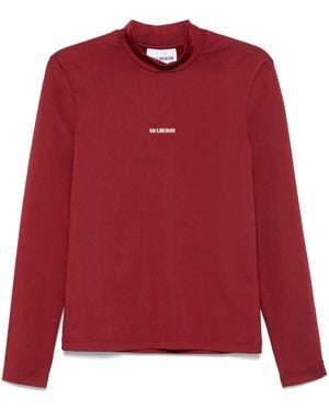 Han Kjobenhavn Logo-Appliqué T-Shirt - Red