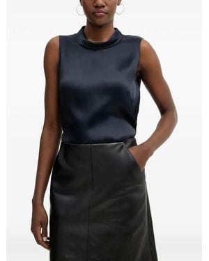 BOSS Baurina Sleeveless Blouse - Black
