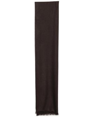 N.Peal Cashmere Pashmina Shawl - Brown