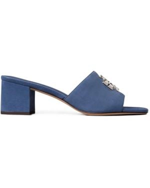 Tory Burch Eleanor Heeled Sandals - Blue