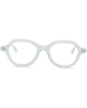 Paloceras Gafas Con Montura Geométrica - Blanco