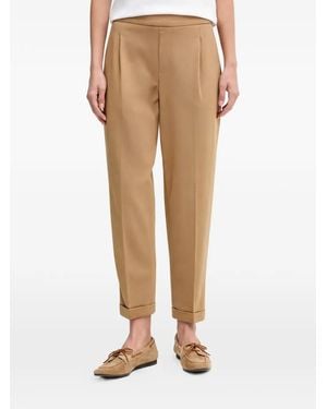 Benetton Pantalones Ajustados Con Bajos Fruncidos - Neutro