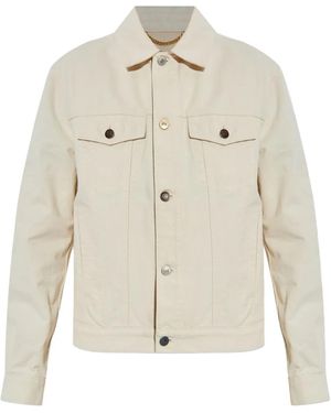 Moschino Button-fastening denim jacket - Neutro