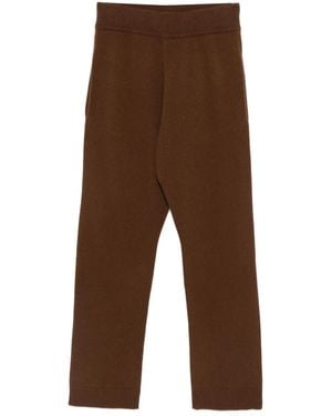 Entire studios Pantalon À Bords Côtelés - Brown