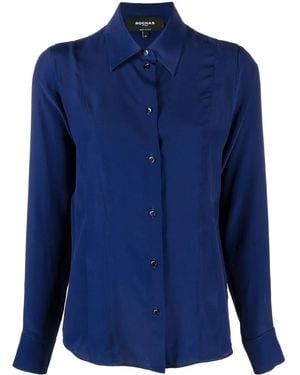 Rochas Klassisches Hemd - Blau