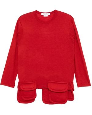 Comme des Garçons Wool Top - Red