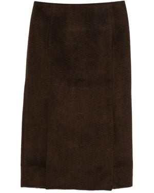 Entire studios Tailored Midi Skirt - Brown